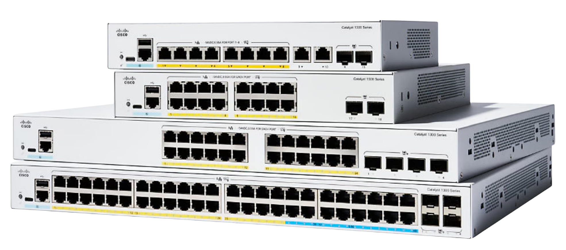 Cisco network equipment � switches, routers, and wireless infrastructure